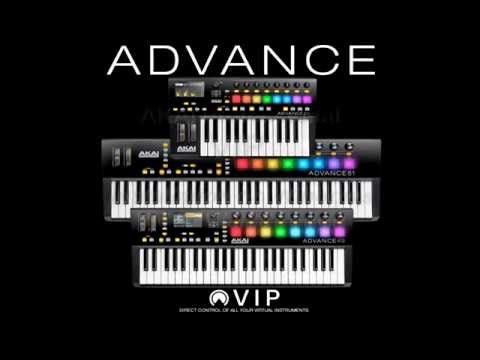 MIDI Controller Advance 25 Keyboard with VIP Plugin Instrument