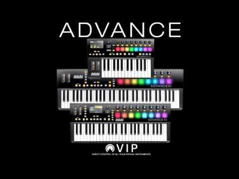 MIDI Controller Advance 25 Keyboard with VIP Plugin Instrument